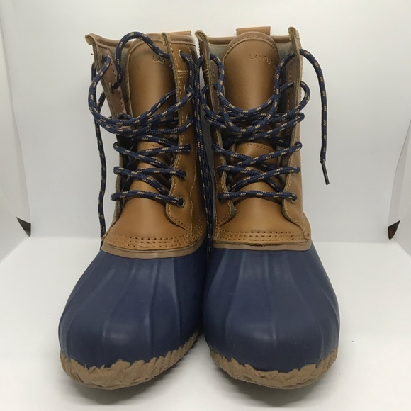 lands end lined duck boots